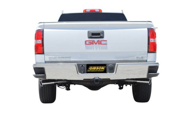 Gibson 2017 GMC Sierra 1500 Base 5.3L 3in 2.25in Cat-Back Dual Extreme Exhaust - Stainless Sale