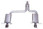 Gibson 07-08 Chrysler Pacifica Touring 4.0L 2.5in Cat-Back Dual Split Exhaust - Stainless Online