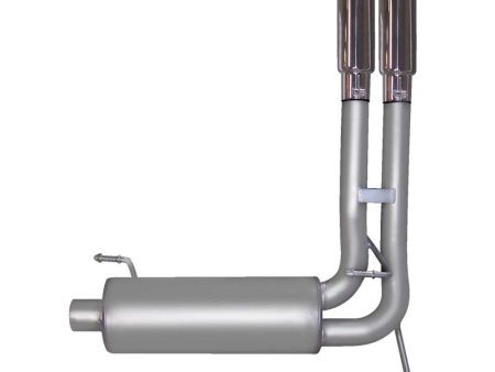 Gibson 04-05 Dodge Ram 1500 SLT 5.7L 2.5in Cat-Back Super Truck Exhaust - Stainless For Discount