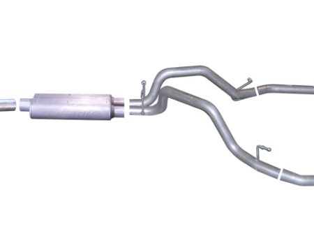 Gibson 07-09 Chevrolet Silverado 1500 LT 4.8L 2.5in Cat-Back Dual Split Exhaust - Stainless Online Sale