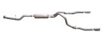 Gibson 07-09 Chevrolet Silverado 2500 HD LT 6.0L 2.25in Cat-Back Dual Split Exhaust - Stainless on Sale