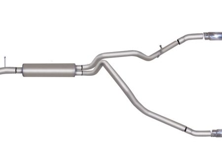 Gibson 17-18 Ford F-250 Super Duty King Ranch 6.2L 2.5in Cat-Back Dual Split Exhaust - Aluminized For Sale