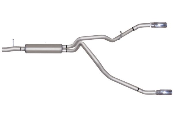 Gibson 17-18 Ford F-250 Super Duty King Ranch 6.2L 2.5in Cat-Back Dual Split Exhaust - Aluminized For Sale