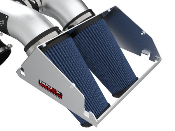 aFe Rapid Induction Pro 5R Cold Air Intake System Brushed 21-22 Ford F-150 Raptor V6-3.5L (tt) on Sale