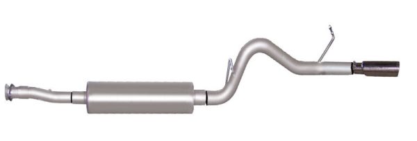 Gibson 07-10 Hummer H3 Base 3.7L 2.5in Cat-Back Single Exhaust - Stainless Supply