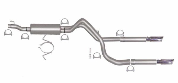 Gibson 06-08 Dodge Ram 1500 Laramie 5.7L 2.5in Cat-Back Dual Split Exhaust - Stainless Online now