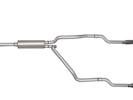 Gibson 96-98 Chevrolet K2500 Cheyenne 5.7L 2.5in Cat-Back Dual Split Exhaust - Stainless Discount