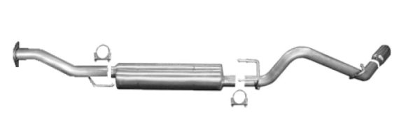 Gibson 16-22 Toyota Tacoma Limited 3.5L 2.5in Cat-Back Single Exhaust - Aluminized For Sale