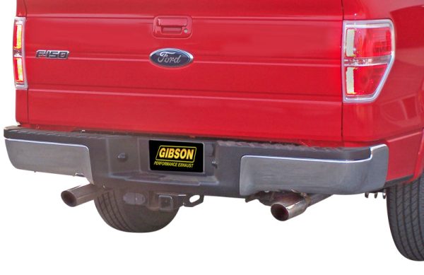 Gibson 11-13 Ford F-150 FX2 3.5L 2.5in Cat-Back Dual Split Exhaust - Stainless Hot on Sale