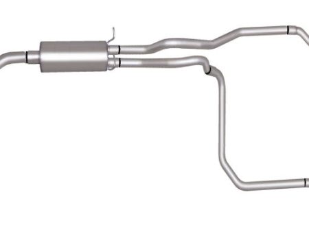 Gibson 96-97 Chevrolet S10 Base 2.2L 1.75in Cat-Back Dual Split Exhaust - Aluminized Online Hot Sale