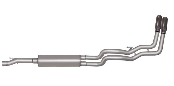 Gibson 06-07 Dodge Ram 1500 Laramie 5.7L 2.5in Cat-Back Dual Sport Exhaust - Stainless Cheap