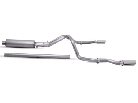 Gibson 19-22 GMC Sierra 1500 Denali 5.3L 3in 2.5in Cat-Back Dual Split Exhaust - Stainless Online now