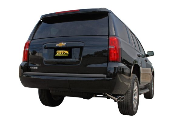 Gibson 15-19 Chevrolet Tahoe LS 5.3L 2.25in Cat-Back Dual Sport Exhaust - Stainless For Cheap