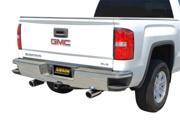 Gibson 14-18 GMC Sierra 1500 Base 5.3L 3in 2.25in Cat-Back Dual Split Exhaust - Stainless Discount