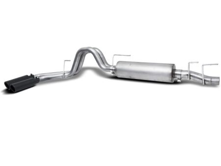 Gibson 21-24 Ford F150 2.7 3.3L 3 2.5in Cat-Back Dual Sport Exhaust System Stainless - Black Elite Online now