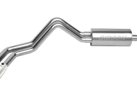 Gibson 10-13 GMC Sierra 1500 SLE 4.8L 2.25in Cat-Back Dual Sport Exhaust - Stainless For Sale