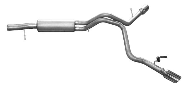 Gibson 11-14 Cadillac Escalade Base 6.2L 3.5in 3in Cat-Back Dual Extreme Exhaust - Stainless Supply