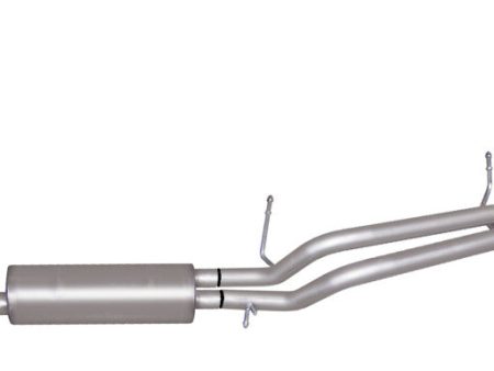 Gibson 07-09 Chevrolet Tahoe LS 4.8L 2.25in Cat-Back Dual Sport Exhaust - Stainless For Cheap