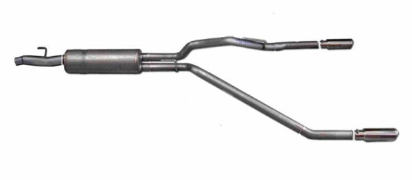 Gibson 11-13 Ford F-150 King Ranch 5.0L 3in 2.5in Cat-Back Dual Split Exhaust - Stainless on Sale