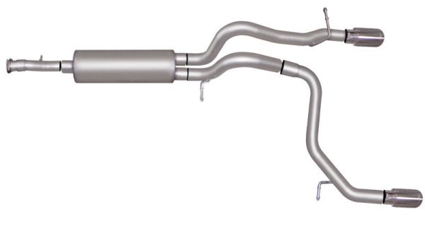 Gibson 07-10 Hummer H3 Base 3.7L 2.5in Cat-Back Dual Split Exhaust - Aluminized For Cheap