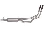 Gibson 11-16 Ford F-250 Super Duty Lariat 6.2L 2.5in Cat-Back Dual Sport Exhaust - Stainless Supply