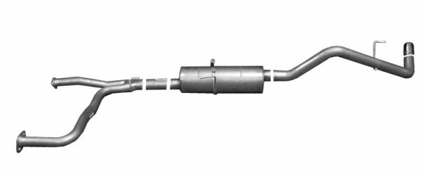 Gibson 07-09 Nissan Frontier LE 4.0L 2.5in Cat-Back Single Exhaust - Stainless Supply