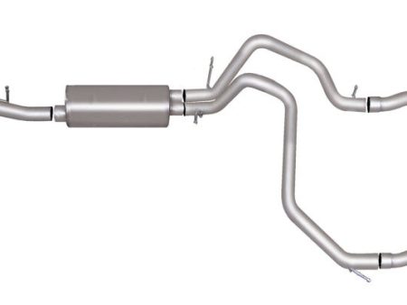 Gibson 07-12 Chevrolet Avalanche LS 5.3L 2.25in Cat-Back Dual Split Exhaust - Aluminized Discount