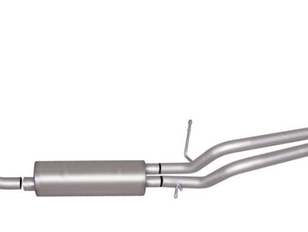 Gibson 07-12 Chevrolet Avalanche LS 5.3L 2.25in Cat-Back Dual Sport Exhaust - Aluminized For Cheap