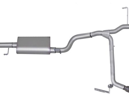 Gibson 07-14 Toyota FJ Cruiser Base 4.0L 2.5in Cat-Back Dual Split Exhaust - Aluminized Fashion