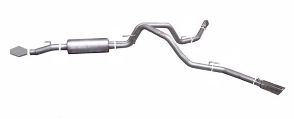 Gibson 11-14 Ford F-150 FX4 5.0L 3in 2.5in Cat-Back Dual Extreme Exhaust - Stainless For Discount