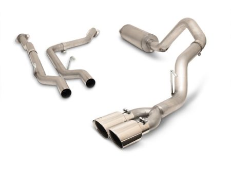 Gibson 2022 Toyota Tundra 3.5L-T V6 5.5ft bed 2.5in Cat-Back Dual Sport Exhaust - Stainless Hot on Sale