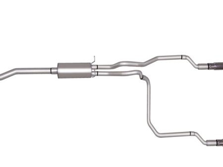 Gibson 96-97 Chevrolet S10 LS 2.2L 1.75in Cat-Back Dual Split Exhaust - Aluminized For Sale