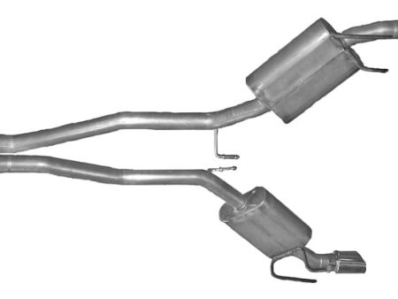 Gibson 2010 Chevrolet Camaro SS 6.2L 2.25in Cat-Back Dual Exhaust - Aluminized For Discount