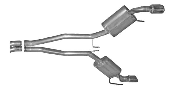 Gibson 2010 Chevrolet Camaro SS 6.2L 2.25in Cat-Back Dual Exhaust - Aluminized For Discount