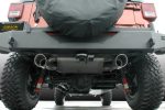 Gibson 07-17 Jeep Wrangler JK Rubicon 3.6L 2.5in Cat-Back Dual Split Exhaust - Aluminized Cheap