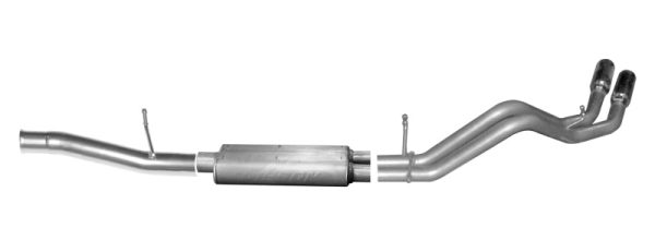 Gibson 15-18 Chevrolet Silverado 1500 LS 5.3L 3in 2.25in Cat-Back Dual Sport Exhaust - Aluminized Online now