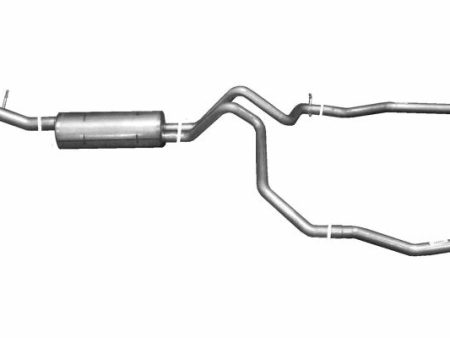 Gibson 00-01 Chevrolet Tahoe Base 4.8L 2.25in Cat-Back Dual Split Exhaust - Stainless Online Sale