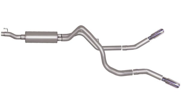 Gibson 06-08 Dodge Ram 1500 Laramie 5.7L 2.5in Cat-Back Dual Extreme Exhaust - Stainless For Cheap