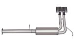 Gibson 96-97 Chevrolet C1500 Base 4.3L 2.5in Cat-Back Super Truck Exhaust - Stainless Online Hot Sale