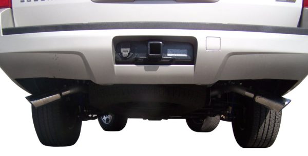 Gibson 07-12 Chevrolet Avalanche LS 5.3L 2.25in Cat-Back Dual Extreme Exhaust - Aluminized For Cheap