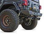 Gibson 07-17 Jeep Wrangler Sport 3.6L 2.5in Patriot Skull Series Cat-Back Dual Exhaust - Blk Ceramic Online now