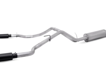 Gibson 19-22 Ford Ranger Lariat 2.3L 2.5in Cat-Back Dual Sport Exhaust - Black Elite Online