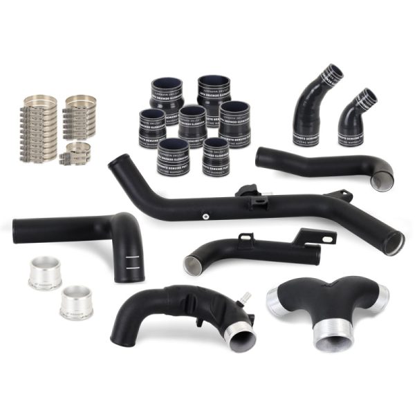 Mishimoto 21+ Bronco 2.7L Intercooler Pipe Kit Micro Wrinkle Black For Cheap