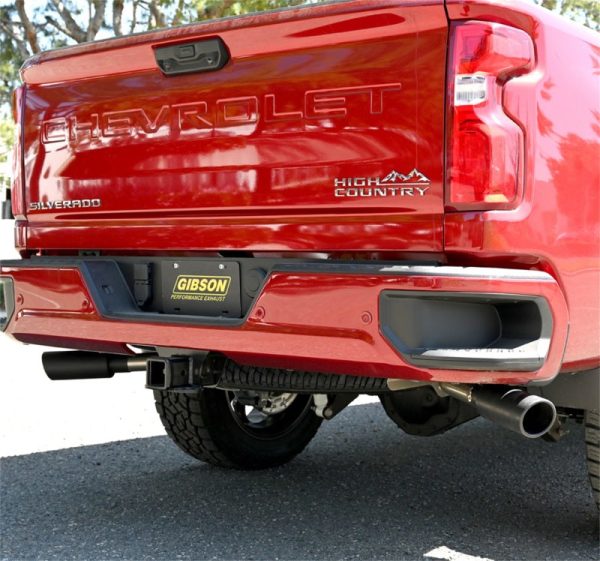 Gibson 20-21 Chevy Silverado 2500HD 6.6L 2.5in Cat-Back Dual Extreme Exhaust - Black Elite Online