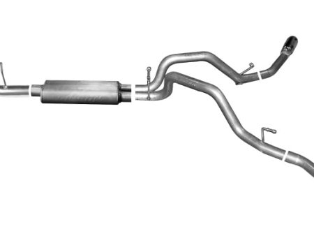 Gibson 14-18 GMC Sierra 1500 Denali 6.2L 3.5in 2.25in Cat-Back Dual Extreme Exhaust - Stainless Fashion