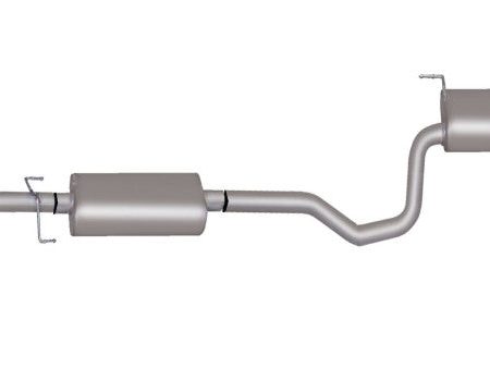 Gibson 06-12 Honda Ridgeline RT 3.5L 2.25in Cat-Back Single Exhaust - Aluminized Online Sale