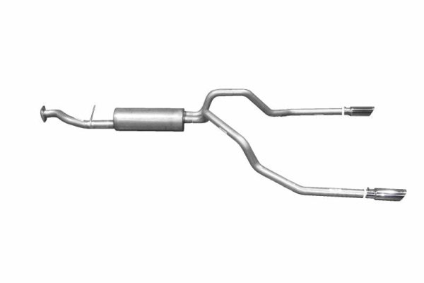 Gibson 99-05 Chevrolet Silverado 1500 Base 4.3L 2.5in Cat-Back Dual Split Exhaust - Stainless Online Sale