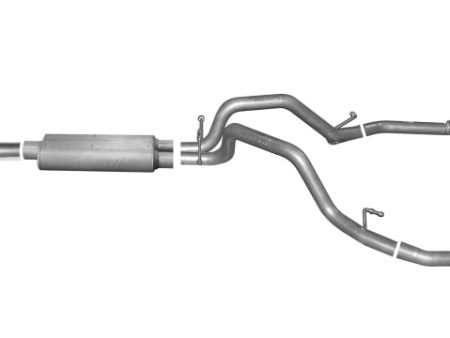 Gibson 10-13 GMC Sierra 1500 SLE 4.8L 2.25in Cat-Back Dual Split Exhaust - Stainless Online Sale