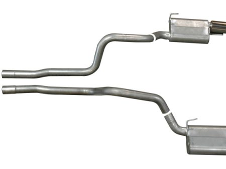 Gibson 05-10 Ford Mustang Base 4.0L 2.5in Cat-Back Dual Exhaust - Aluminized Fashion