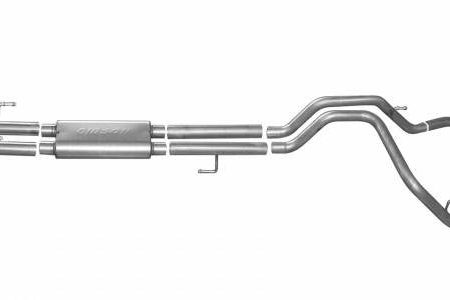 Gibson 08-13 Toyota Tundra Base 5.7L 2.5in Cat-Back Dual Split Exhaust - Black Elite Sale